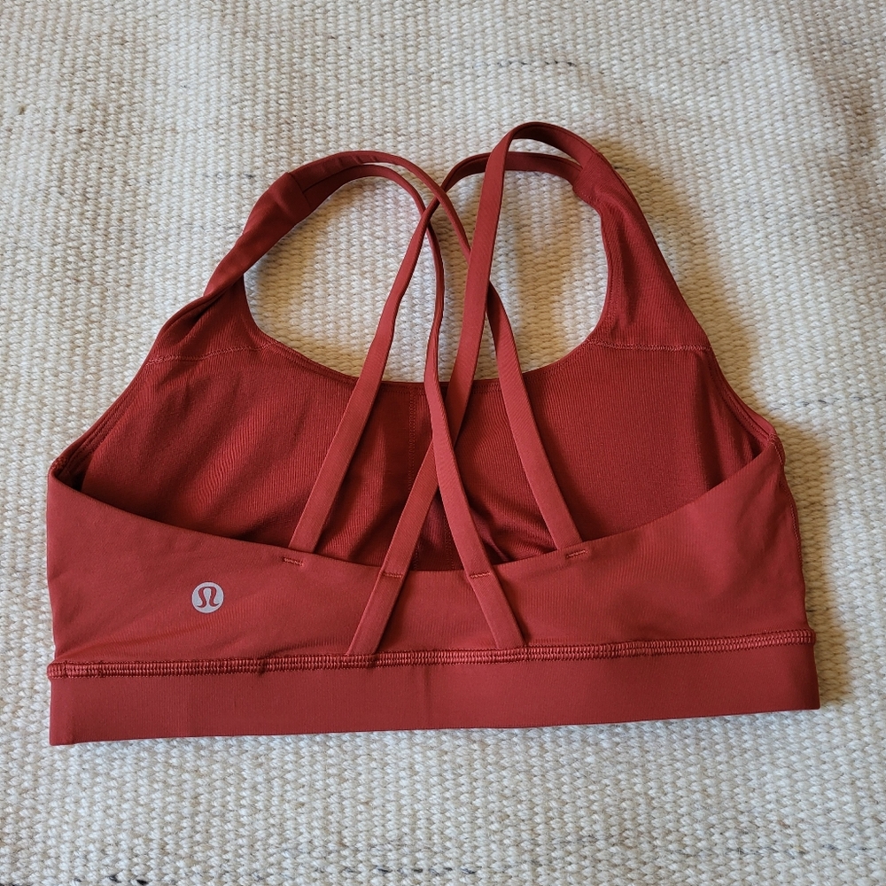 Lululemon Energy Bra in Cayenne Size 6 - Picture 3 of 5